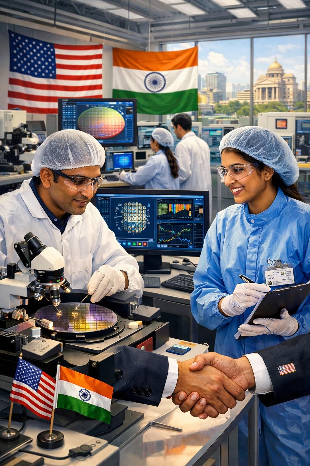 amerika serikat dan india memperkuat kemitraan teknologi semikonduktor untuk mendorong inovasi dan pertumbuhan industri elektronik di kedua negara.
