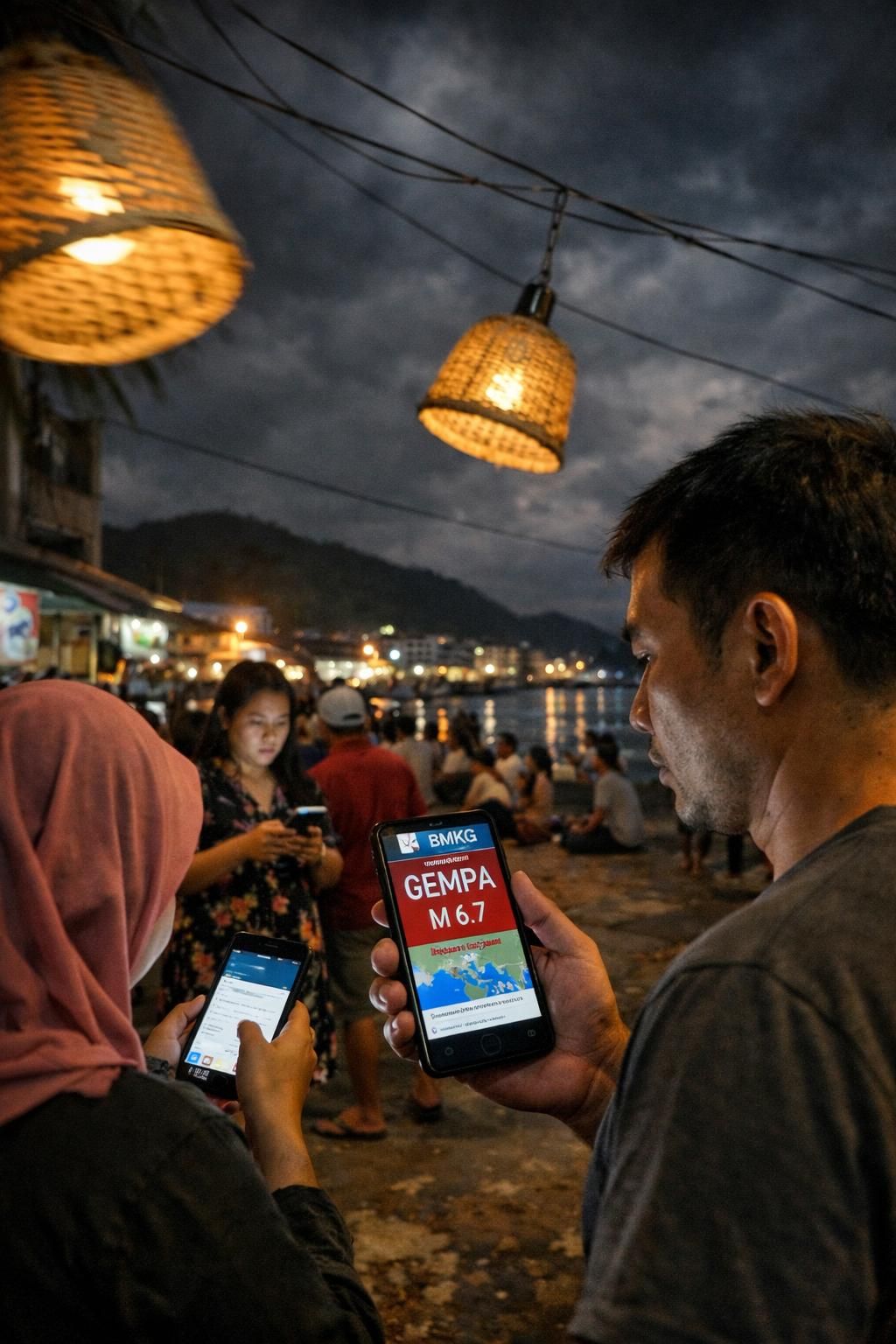 bmkg mencatat gempa bumi berkekuatan sedang mengguncang wilayah maluku tanpa menimbulkan potensi tsunami, memastikan keamanan warga setempat.