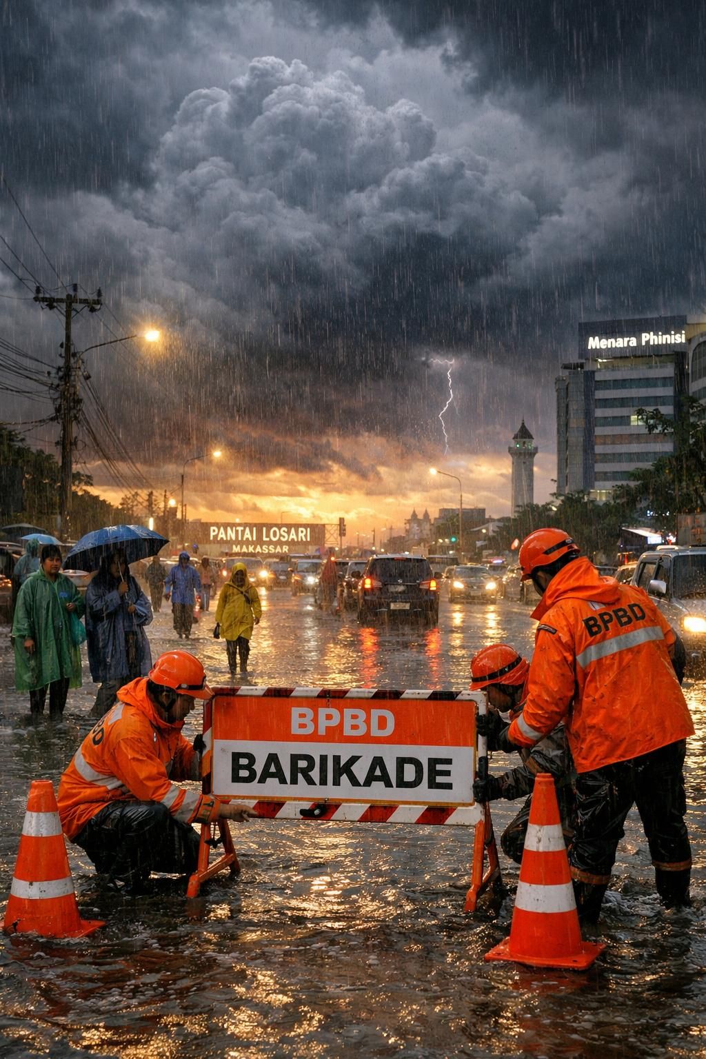 bmkg melaporkan peningkatan aktivitas cuaca ekstrem di wilayah sulawesi selatan, mengingatkan masyarakat untuk tetap waspada terhadap perubahan cuaca yang dapat berpotensi membahayakan.