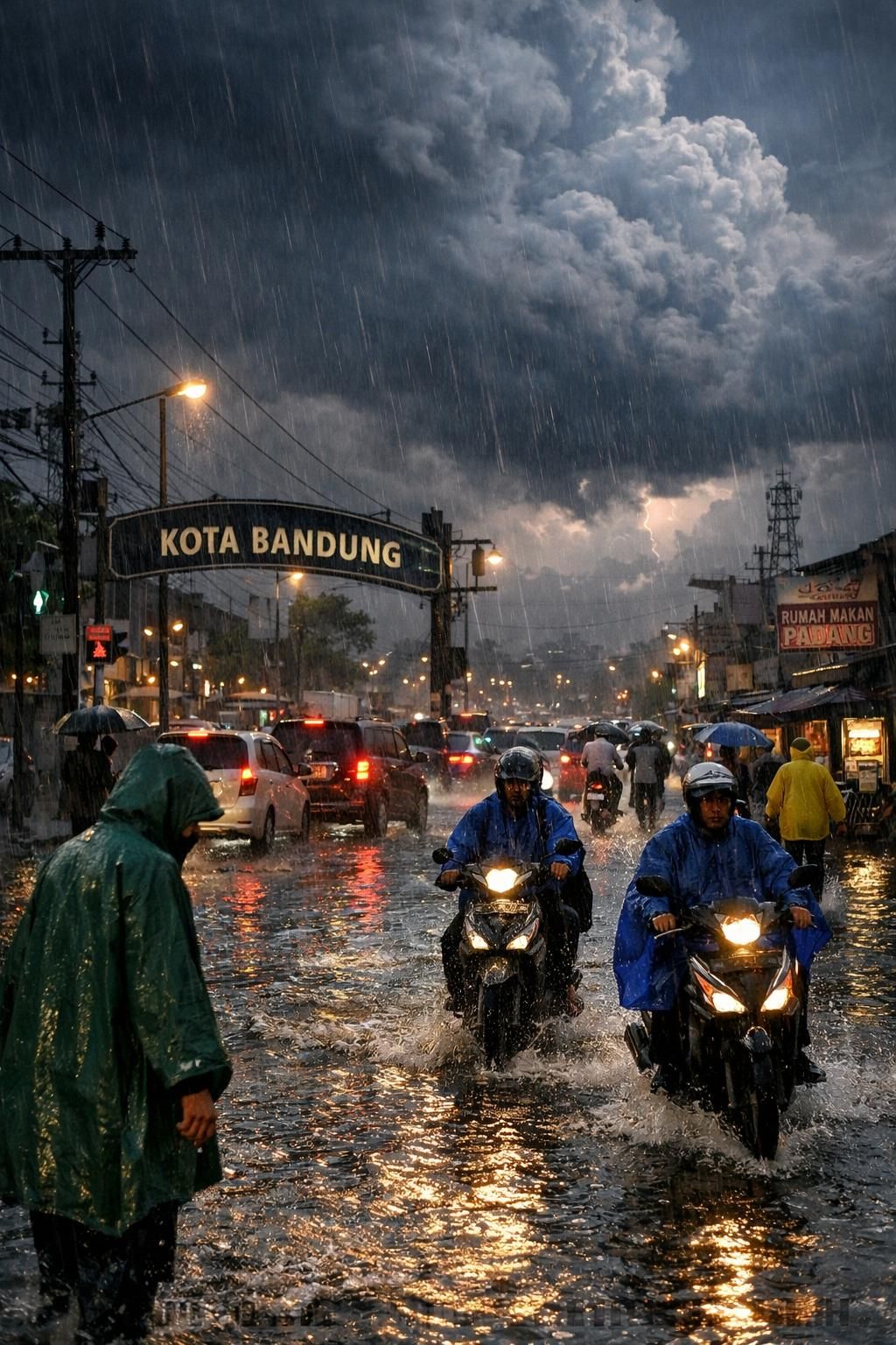bmkg memperingatkan potensi hujan ekstrem di wilayah jawa barat hingga akhir pekan, harap waspada dan siapkan langkah antisipasi.