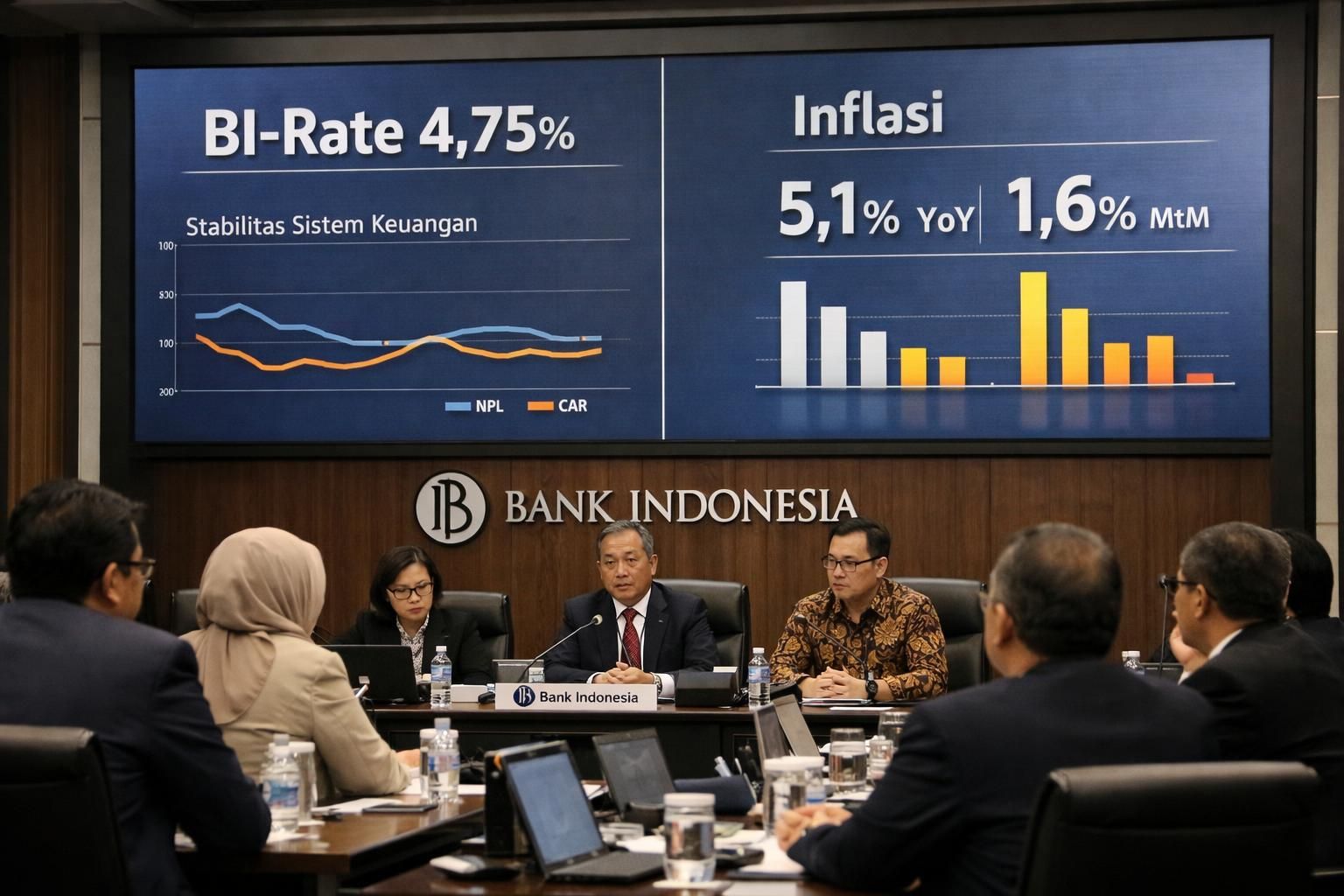 bank indonesia melaporkan stabilitas sistem keuangan nasional tetap terjaga pada februari 2026, menunjukkan kekuatan dan ketahanan sektor keuangan di indonesia.