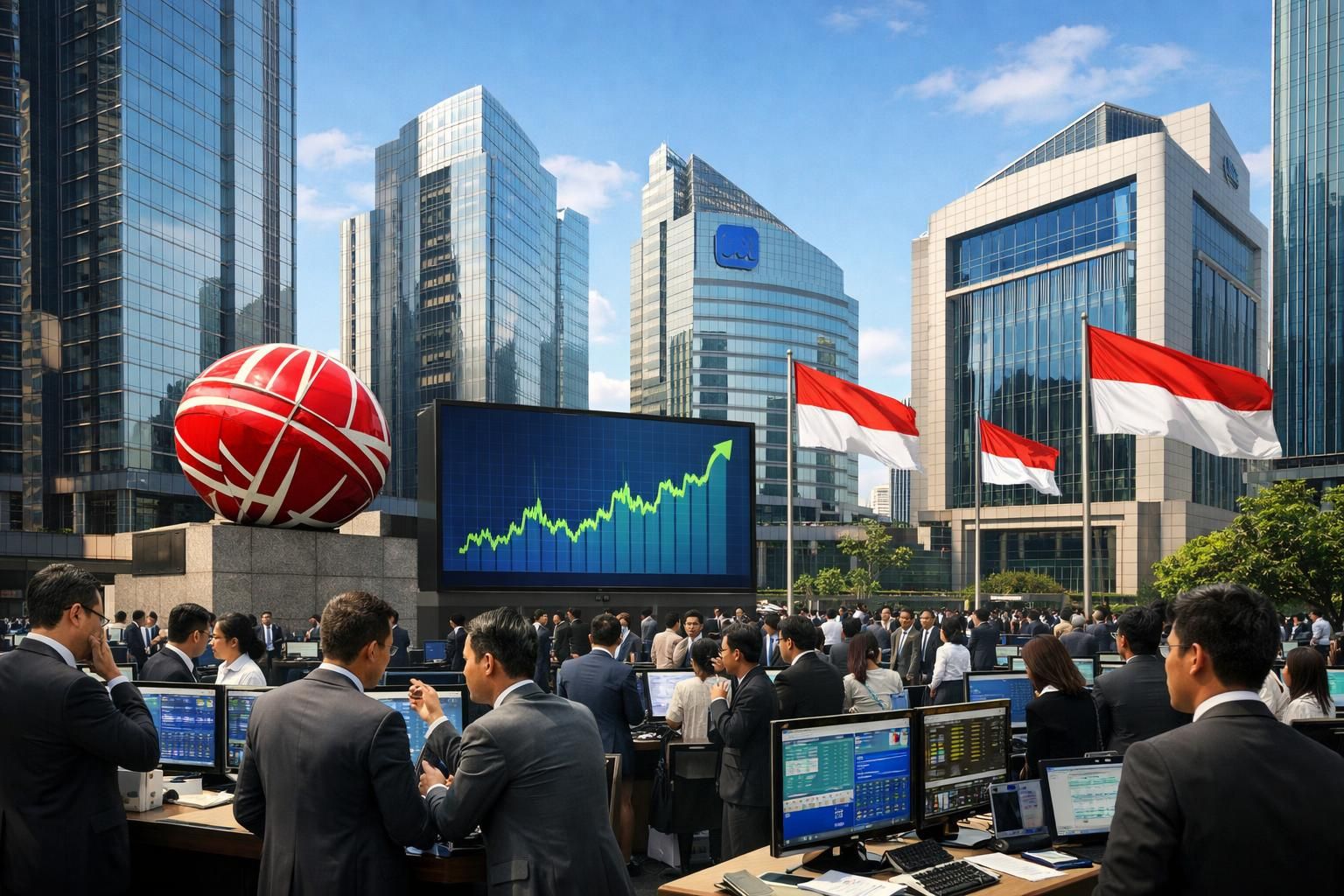 bursa efek indonesia mencatat kenaikan indeks ihsg yang dipimpin oleh sektor perbankan, menunjukkan pertumbuhan positif di pasar saham indonesia.