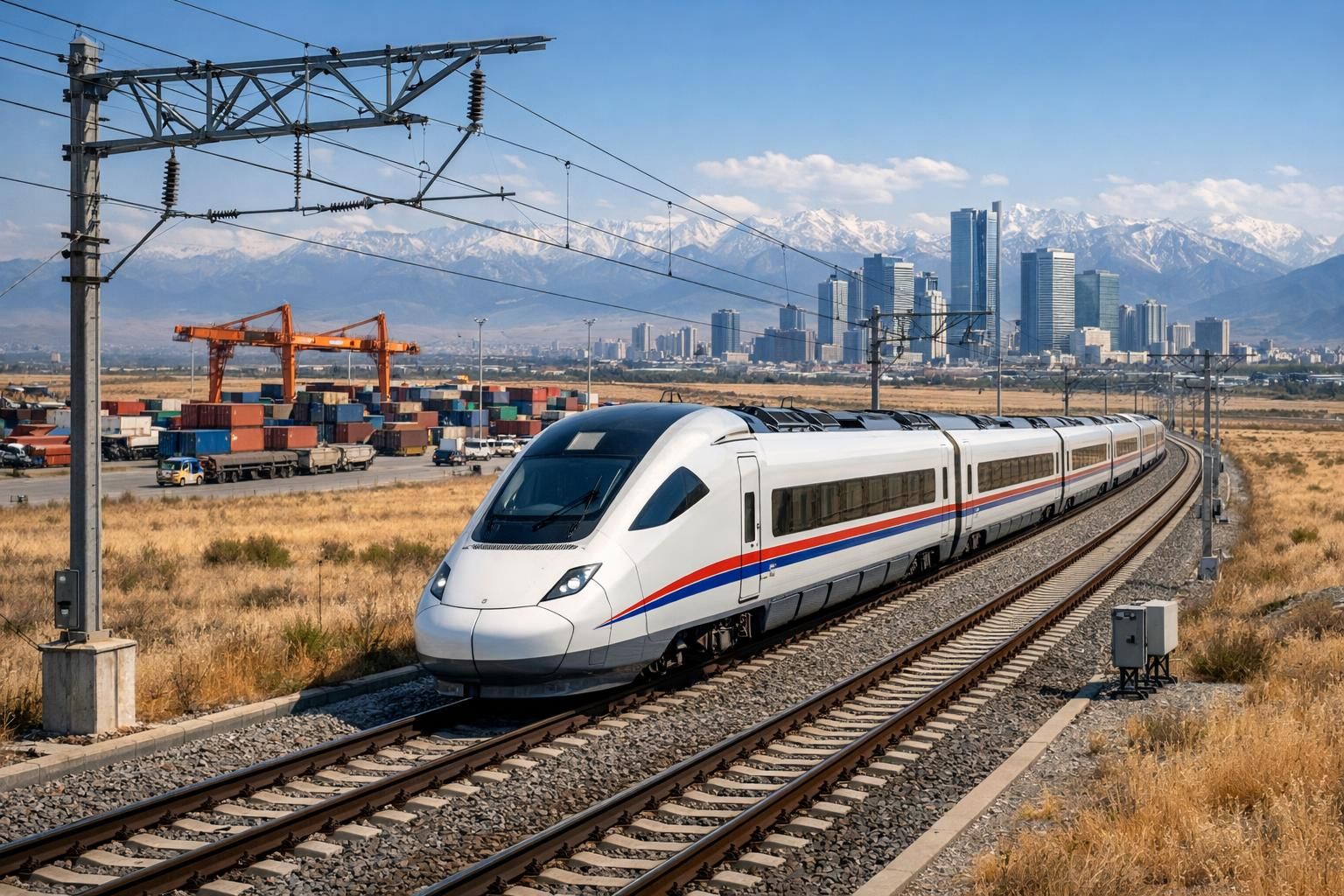 china memperluas jaringan proyek kereta cepat internasionalnya ke asia tengah, meningkatkan konektivitas dan memperkuat kerja sama regional.