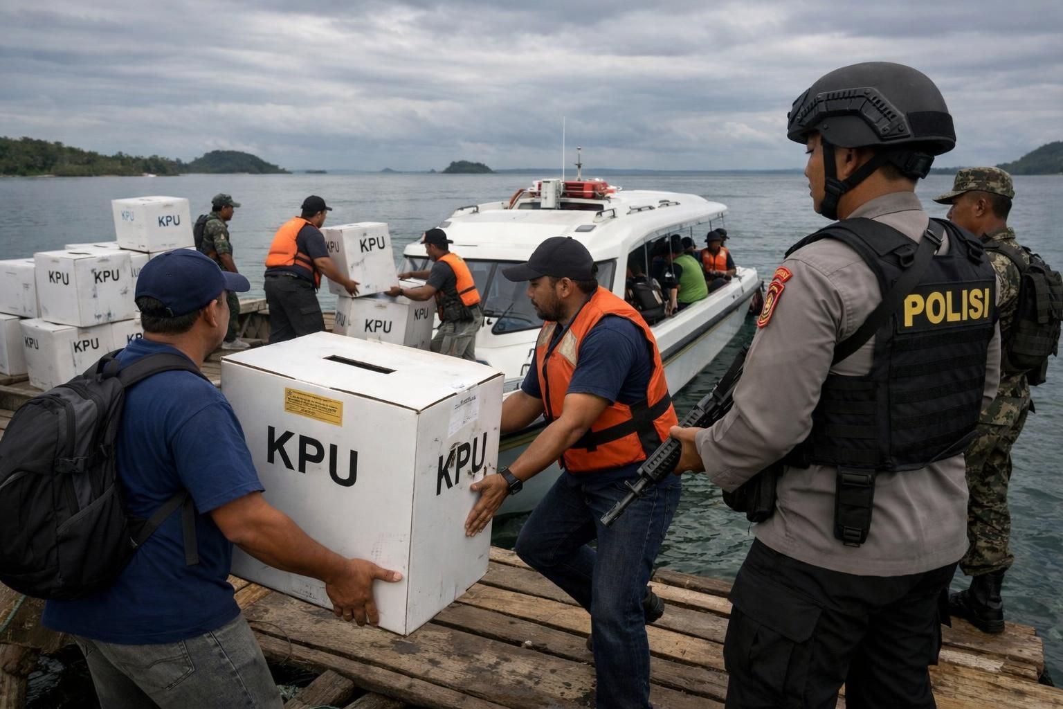 kpu indonesia memulai distribusi logistik tahap akhir untuk pemungutan suara ulang di beberapa wilayah guna memastikan proses pemilihan yang lancar dan transparan.