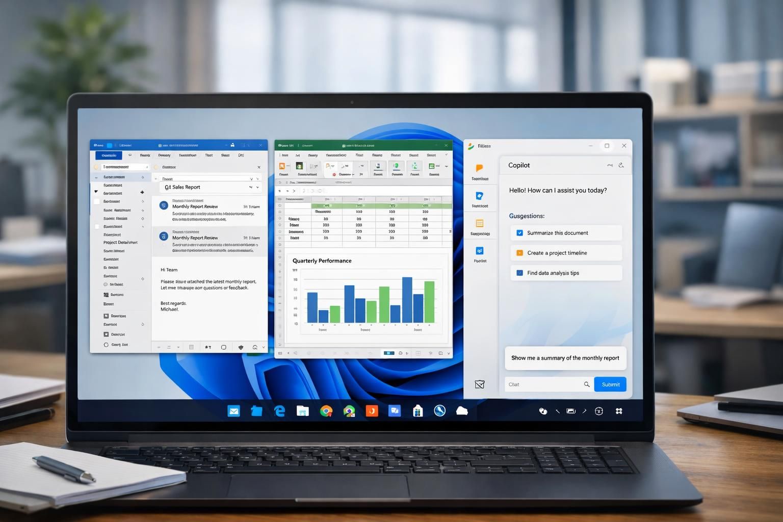 microsoft mengintegrasikan copilot ai ke berbagai fitur windows baru, meningkatkan produktivitas dan kemudahan bagi pengguna profesional.
