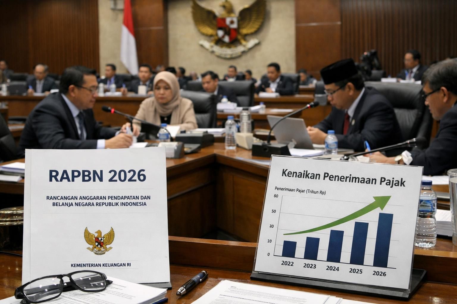 pemerintah indonesia melaporkan peningkatan signifikan dalam penerimaan pajak pada awal tahun 2026, menunjukkan pertumbuhan ekonomi yang positif dan upaya pengelolaan fiskal yang efektif.
