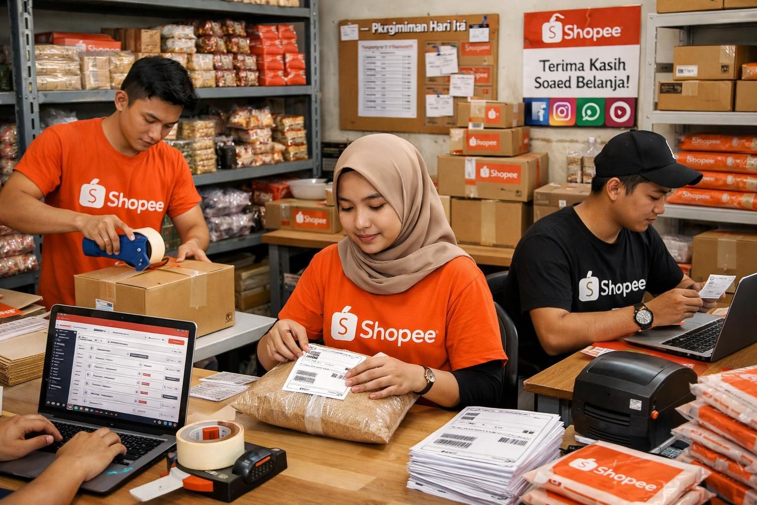 shopee meluncurkan program dukungan baru yang dirancang khusus untuk memberdayakan umkm indonesia melalui platform e-commerce, membantu meningkatkan penjualan dan memperluas jangkauan pasar mereka.