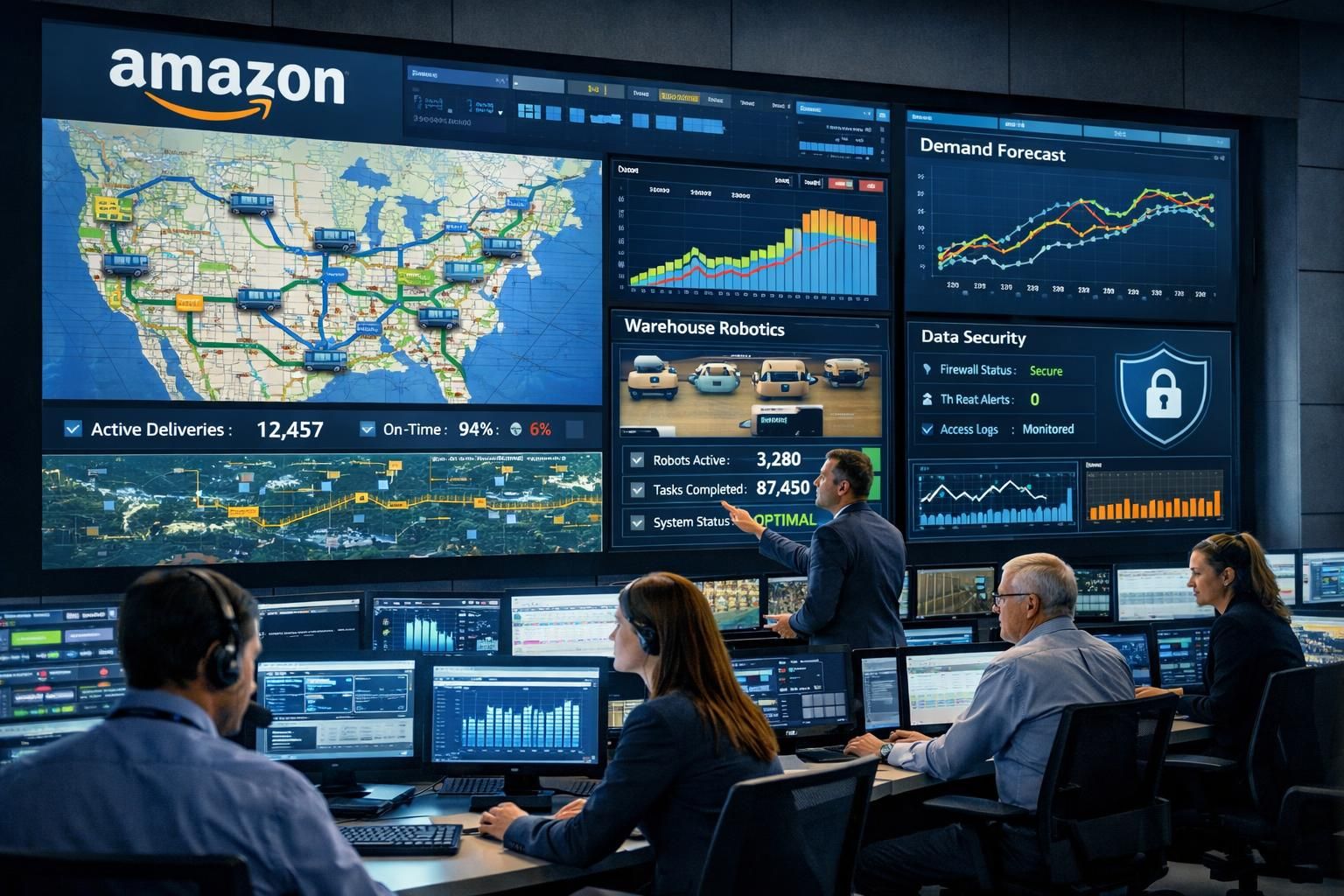 amazon mengembangkan sistem ai baru yang inovatif untuk meningkatkan efisiensi logistik, mempercepat pengiriman, dan mengoptimalkan rantai pasokan.