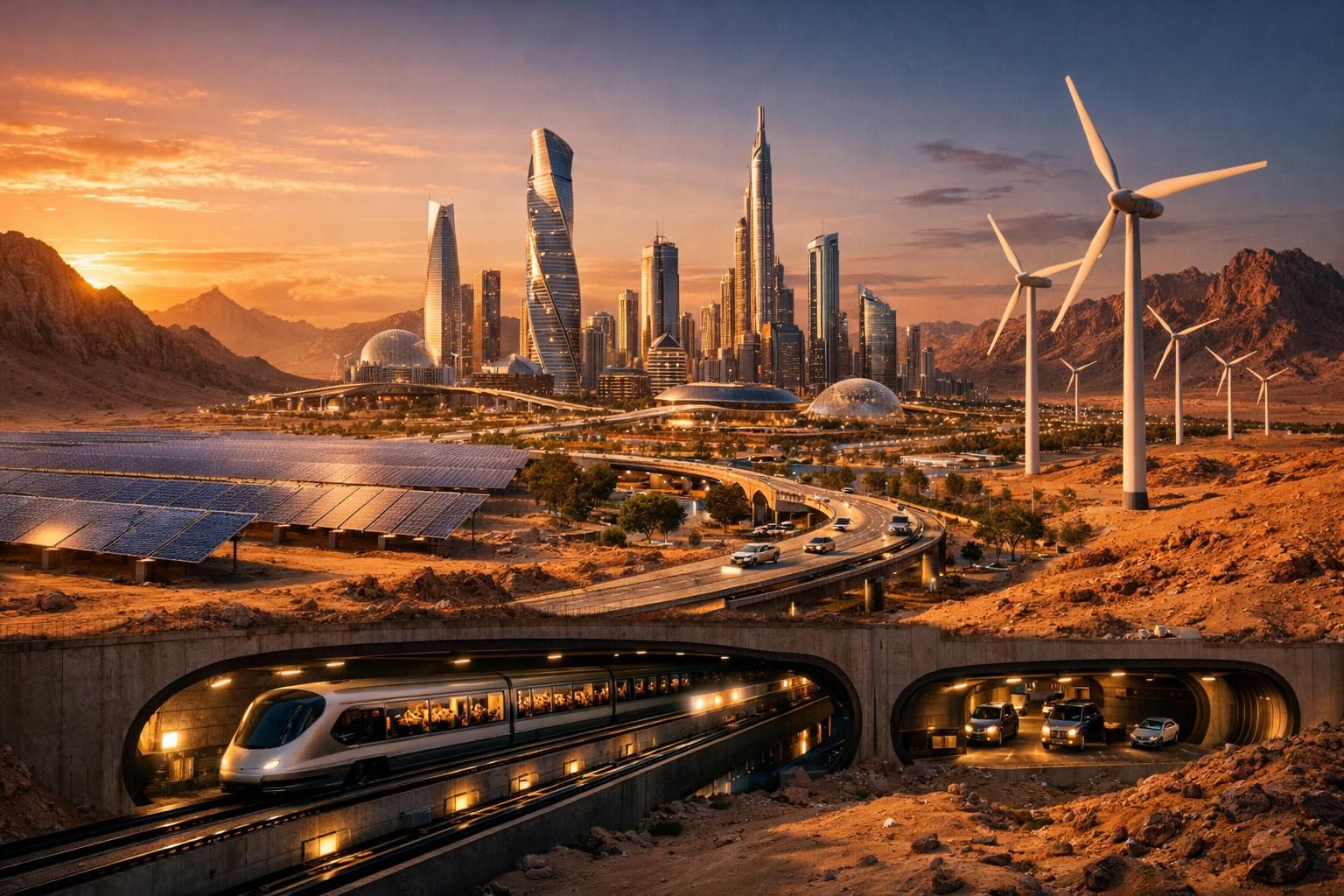 arab saudi mengumumkan proyek kota pintar baru sebagai bagian dari program vision 2030 untuk mendorong inovasi dan pembangunan berkelanjutan.