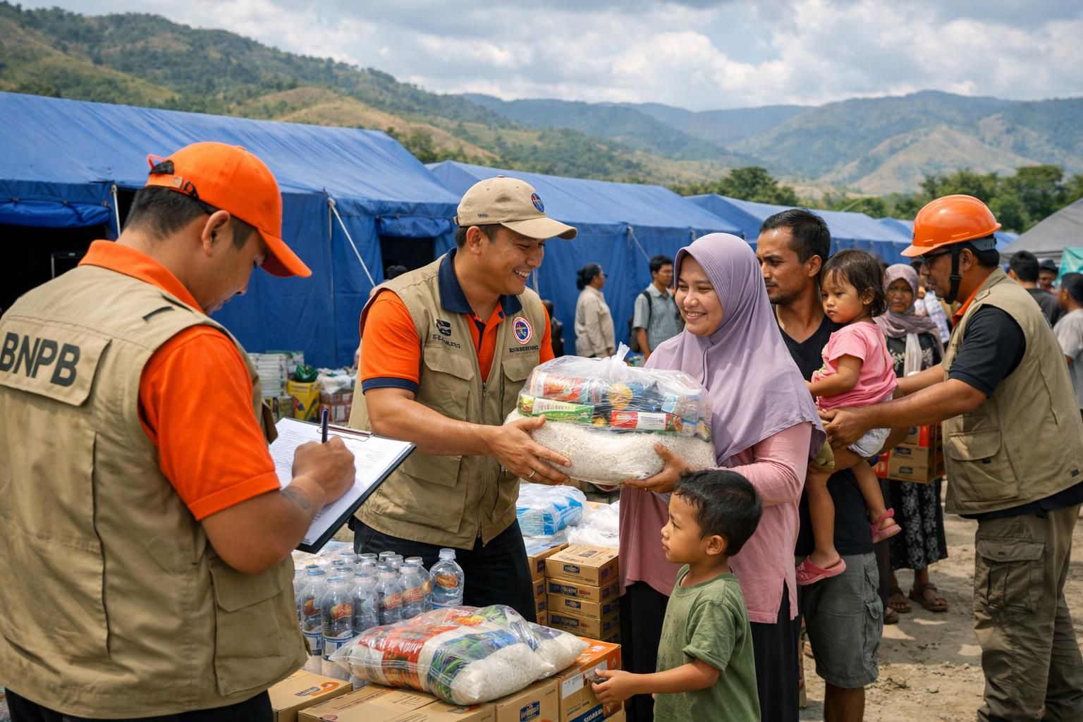 bnpb mengirim bantuan darurat ke wilayah sulawesi tengah yang terdampak bencana alam untuk mendukung pemulihan dan keselamatan masyarakat.