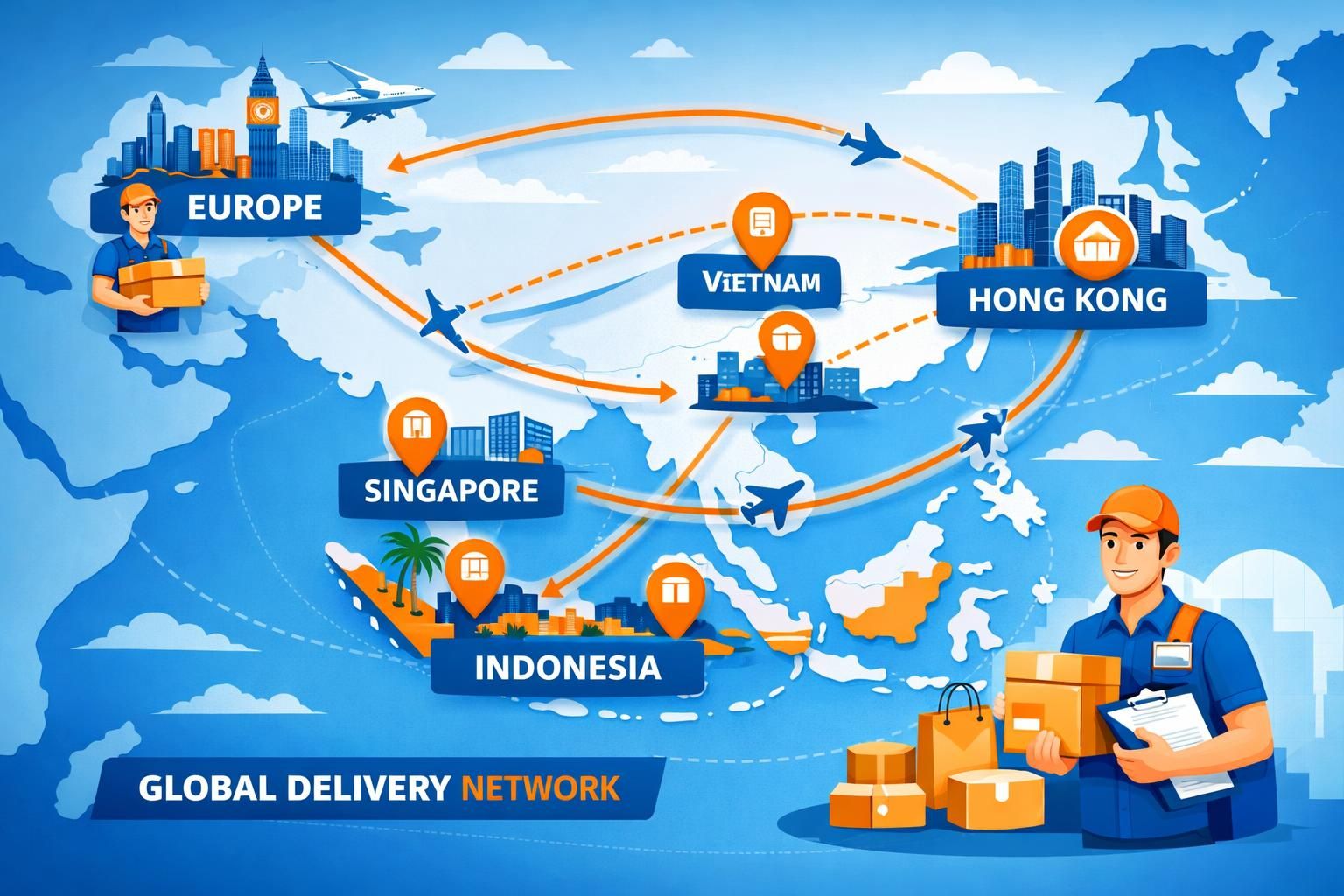 fedex memperkuat jaringan pengiriman di asia untuk mengatasi peningkatan volume e-commerce, memastikan pengiriman lebih cepat dan andal bagi pelanggan.