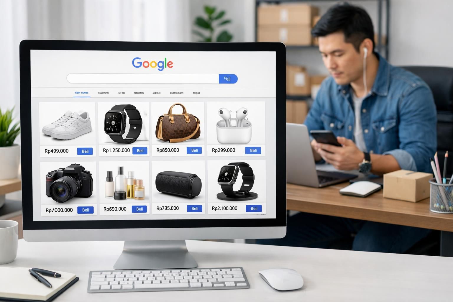 google meningkatkan integrasi e-commerce dalam hasil pencarian, membantu pedagang online menjangkau lebih banyak pelanggan dengan mudah dan efektif.