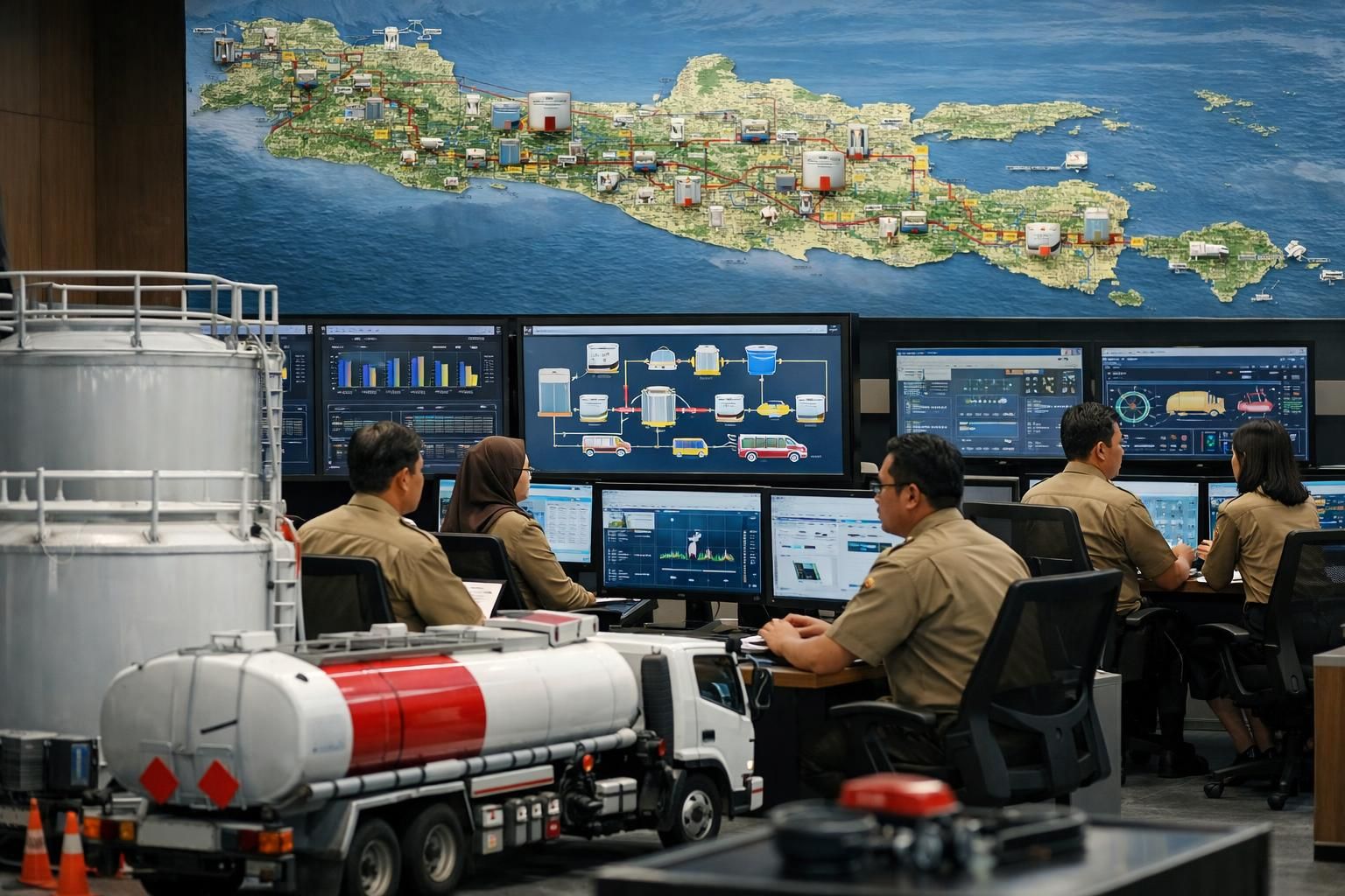 kementerian energi memastikan pasokan bahan bakar tetap stabil di wilayah jawa dan bali untuk mendukung kebutuhan energi masyarakat dan industri.