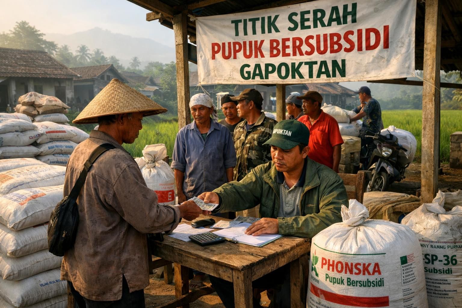 kementerian pertanian meningkatkan distribusi pupuk bersubsidi kepada petani di jawa tengah untuk mendukung produktivitas pertanian dan kesejahteraan petani.