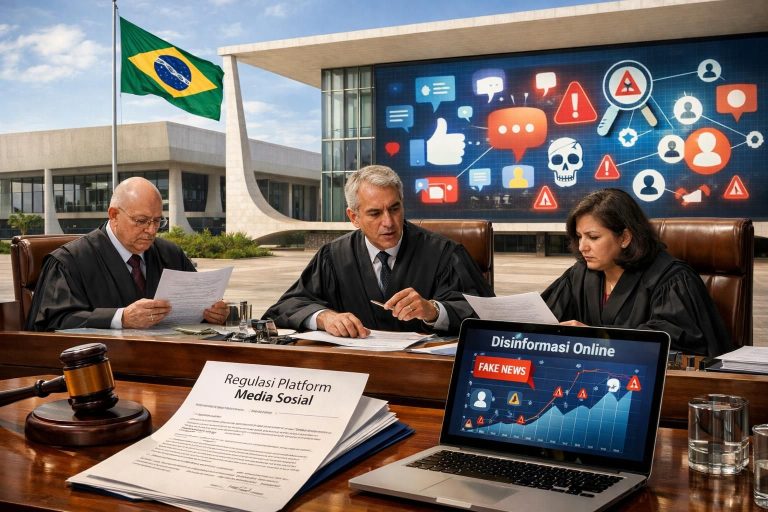 mahkamah agung brasil memperkuat regulasi platform media sosial untuk menangani disinformasi dan melindungi informasi yang akurat di publik.