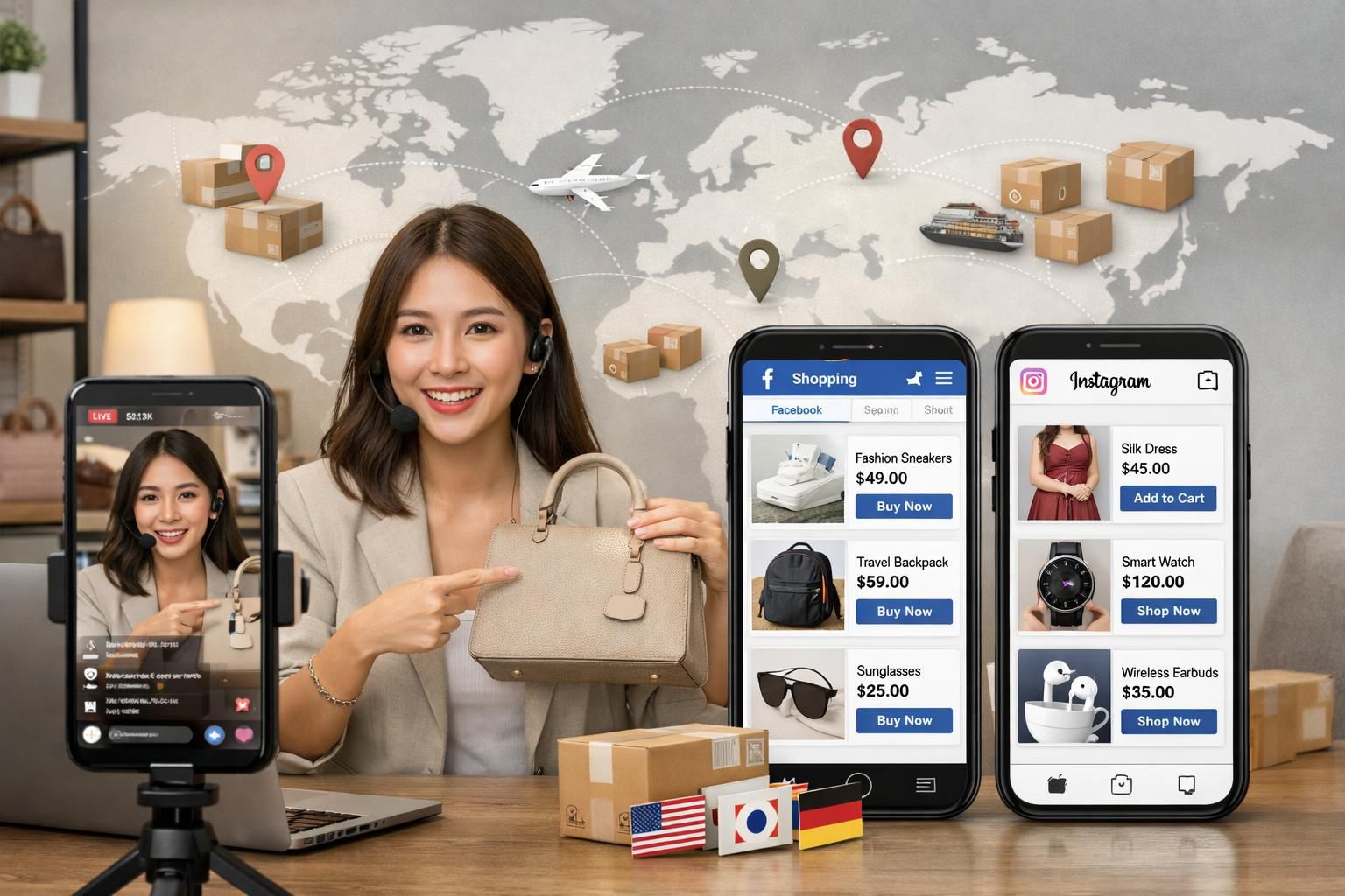 meta memperluas fitur belanja di facebook dan instagram untuk mendukung penjual global, memudahkan bisnis menjangkau pelanggan internasional dengan alat yang lebih canggih dan mudah digunakan.