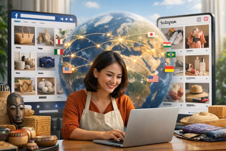 meta memperluas fitur belanja di facebook dan instagram untuk mendukung penjual global, memudahkan akses pasar internasional dan meningkatkan penjualan secara online.