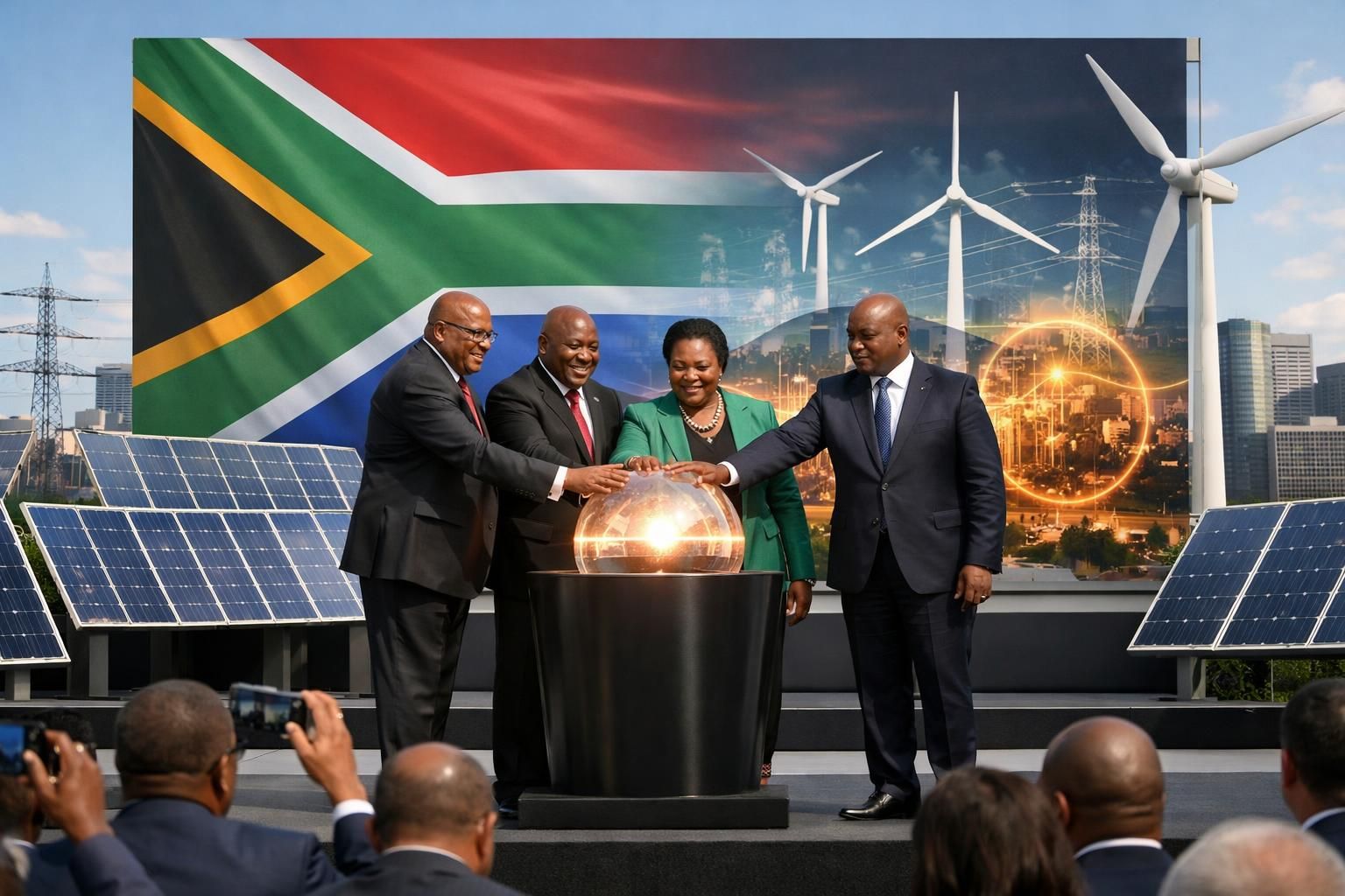 pemerintah afrika selatan meluncurkan program nasional untuk meningkatkan stabilitas pasokan listrik guna mendukung pertumbuhan ekonomi dan kenyamanan masyarakat.