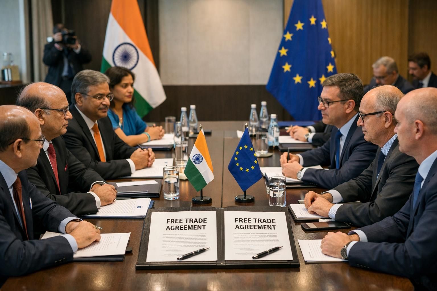 pemerintah india dan uni eropa melanjutkan negosiasi perjanjian perdagangan bebas untuk meningkatkan kerjasama ekonomi dan membuka peluang pasar yang lebih luas bagi kedua wilayah.