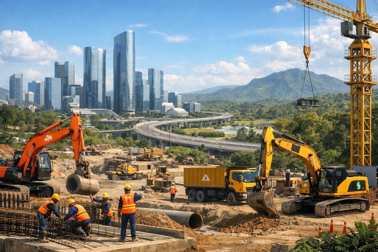 pemerintah indonesia terus melanjutkan pembangunan ibu kota baru nusantara dengan dukungan investasi swasta untuk mendorong pertumbuhan ekonomi dan pembangunan berkelanjutan.