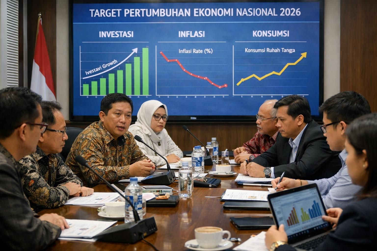 pemerintah indonesia menetapkan target pertumbuhan ekonomi nasional yang ambisius untuk tahun 2026, fokus pada pembangunan berkelanjutan dan peningkatan kesejahteraan rakyat.