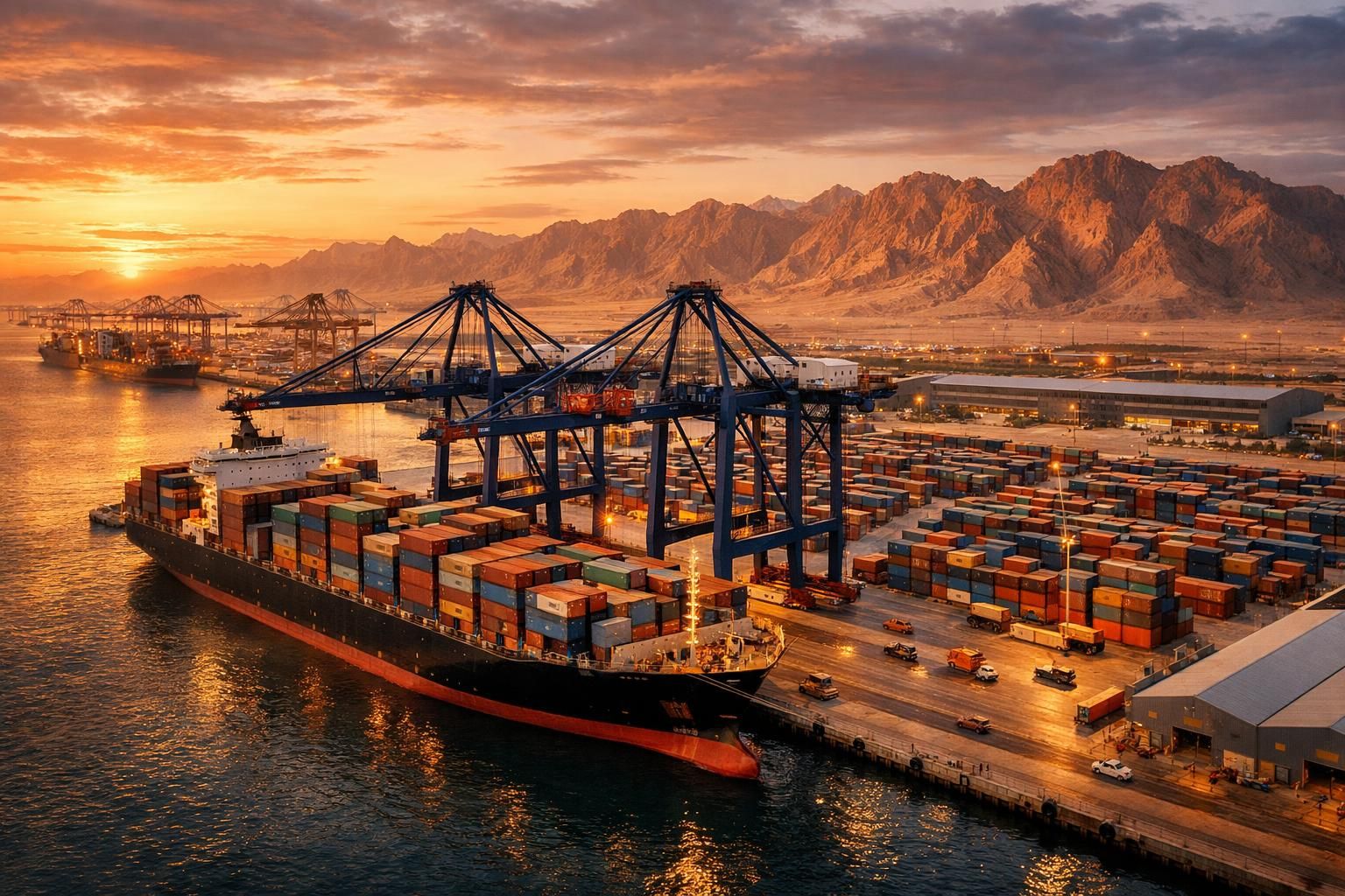 pemerintah mesir mengumumkan proyek pembangunan pelabuhan internasional baru yang akan meningkatkan kapasitas perdagangan dan konektivitas global.