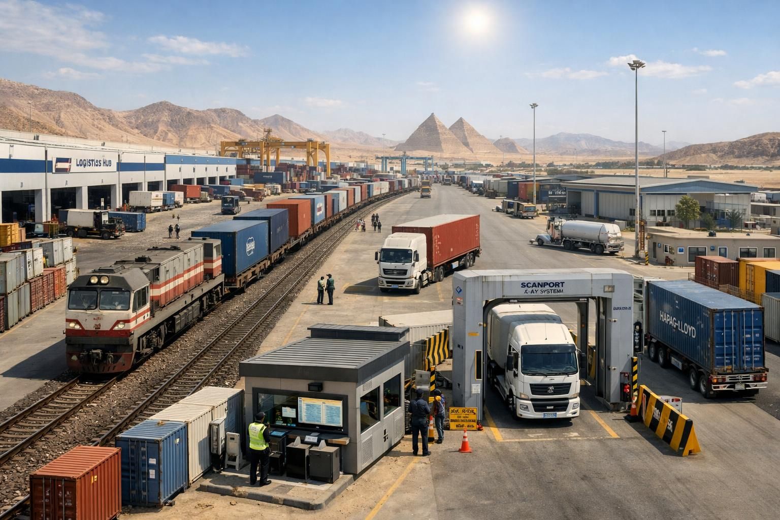 pemerintah mesir mengumumkan proyek pembangunan pelabuhan internasional baru untuk meningkatkan kapasitas perdagangan dan konektivitas global.