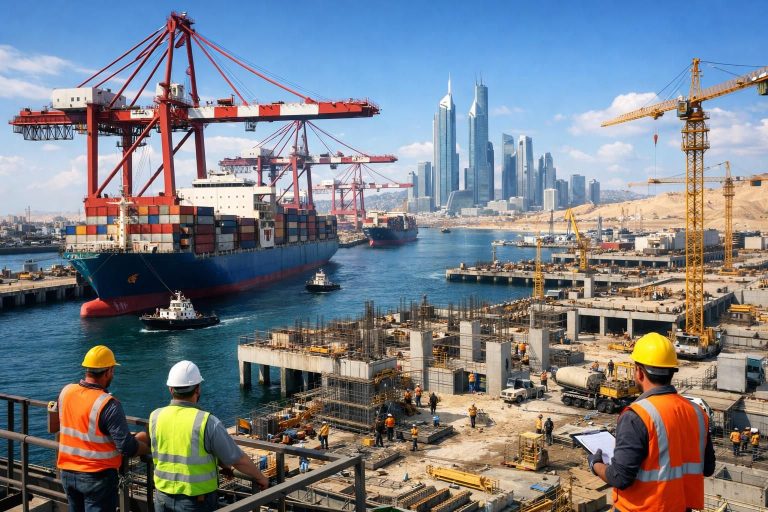 pemerintah mesir mengumumkan proyek pembangunan pelabuhan internasional baru untuk meningkatkan kapasitas logistik dan perdagangan global, membuka peluang ekonomi baru bagi negara.