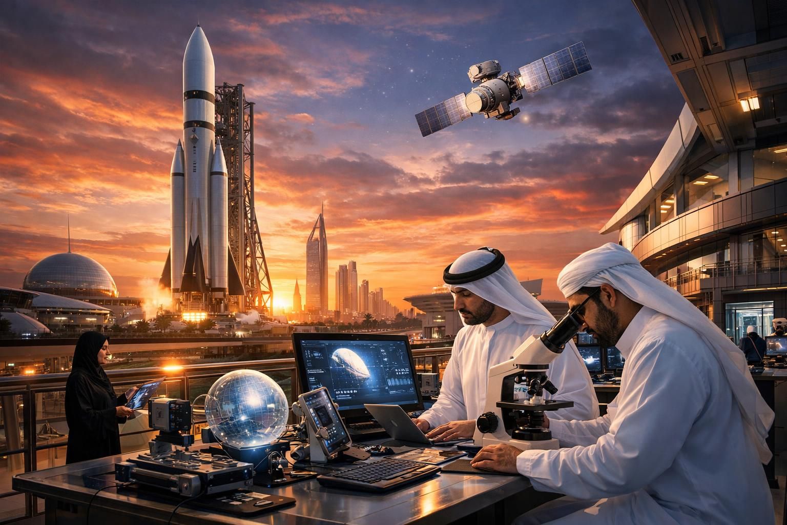pemerintah uni emirat arab meningkatkan investasi dalam sektor teknologi luar angkasa untuk mendorong inovasi dan pengembangan teknologi canggih.