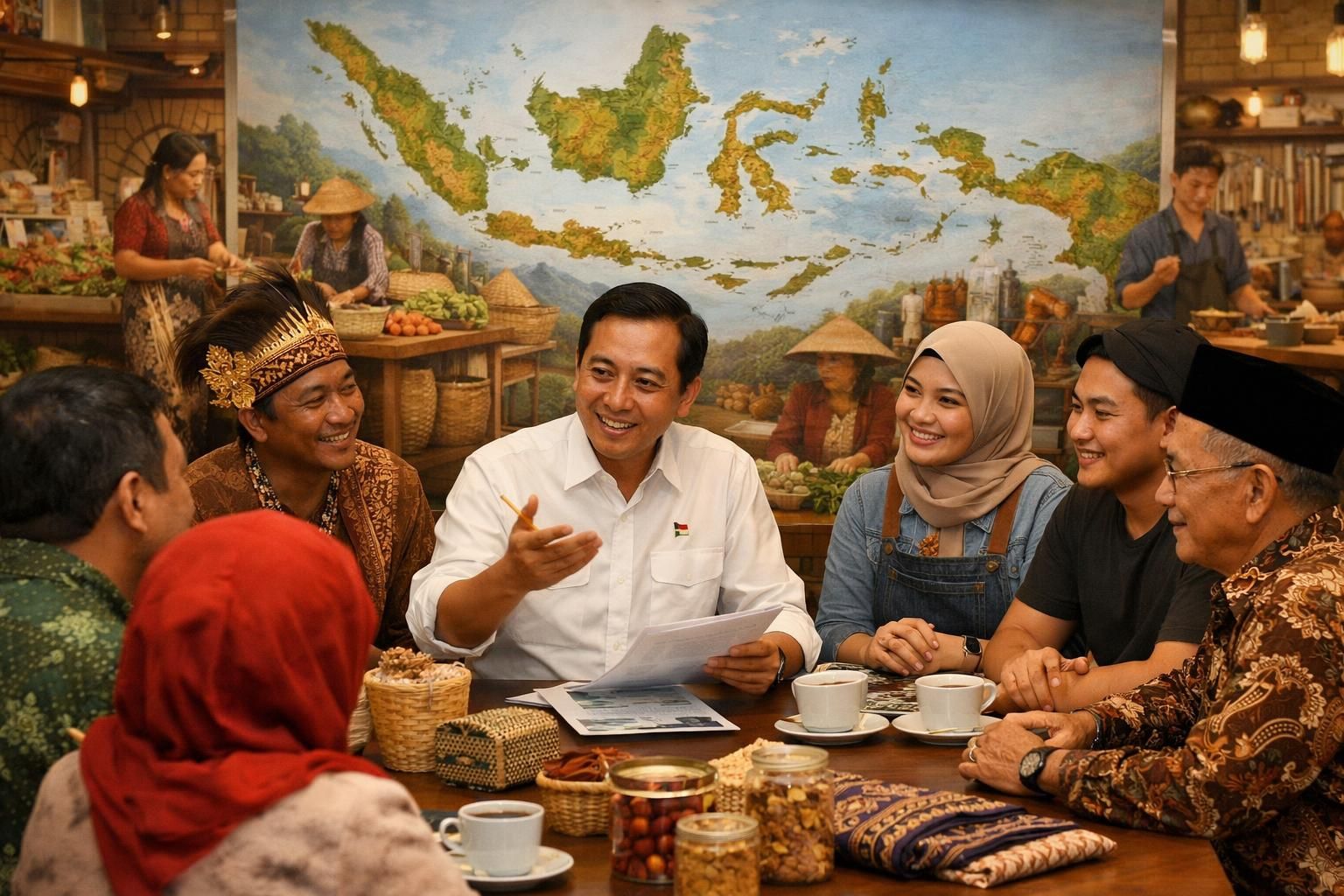 pemerintah indonesia memperkuat dukungan untuk usaha kecil dan menengah di seluruh negeri guna mendorong pertumbuhan ekonomi dan pemberdayaan masyarakat.