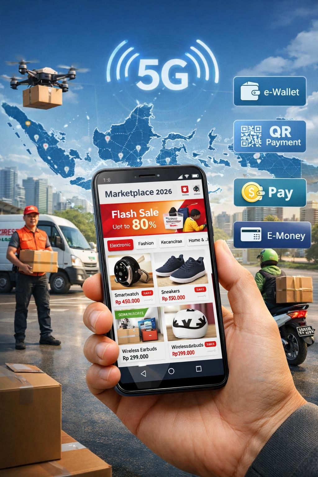 penetrasi internet yang terus meningkat mempercepat pertumbuhan e-commerce di indonesia pada tahun 2026, membuka peluang baru bagi bisnis dan konsumen.