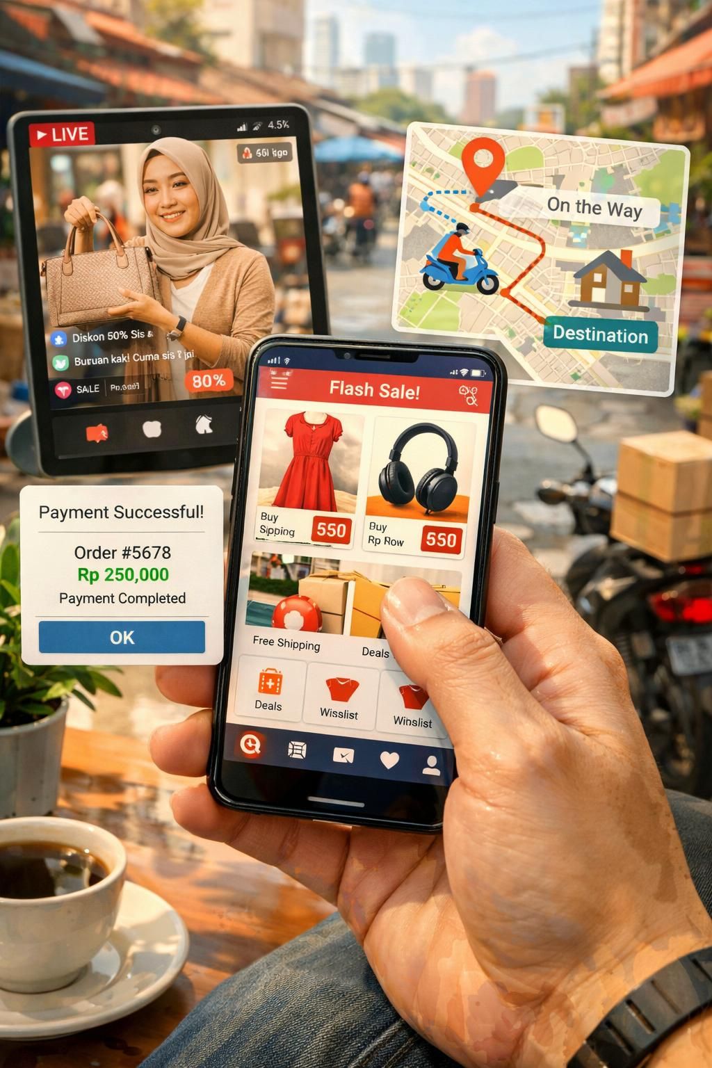 pertumbuhan belanja mobile yang pesat mendorong ekspansi pesat e-commerce di indonesia pada awal 2026, menghadirkan peluang baru bagi bisnis dan konsumen.