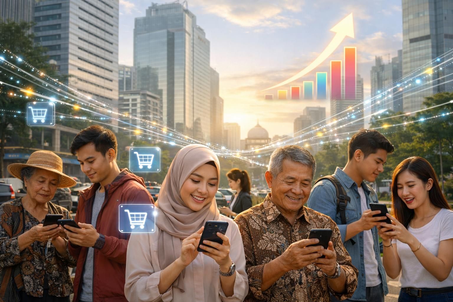 pertumbuhan pesat belanja mobile mendorong ekspansi cepat e-commerce di indonesia pada awal 2026, menghadirkan peluang dan inovasi baru di pasar digital.