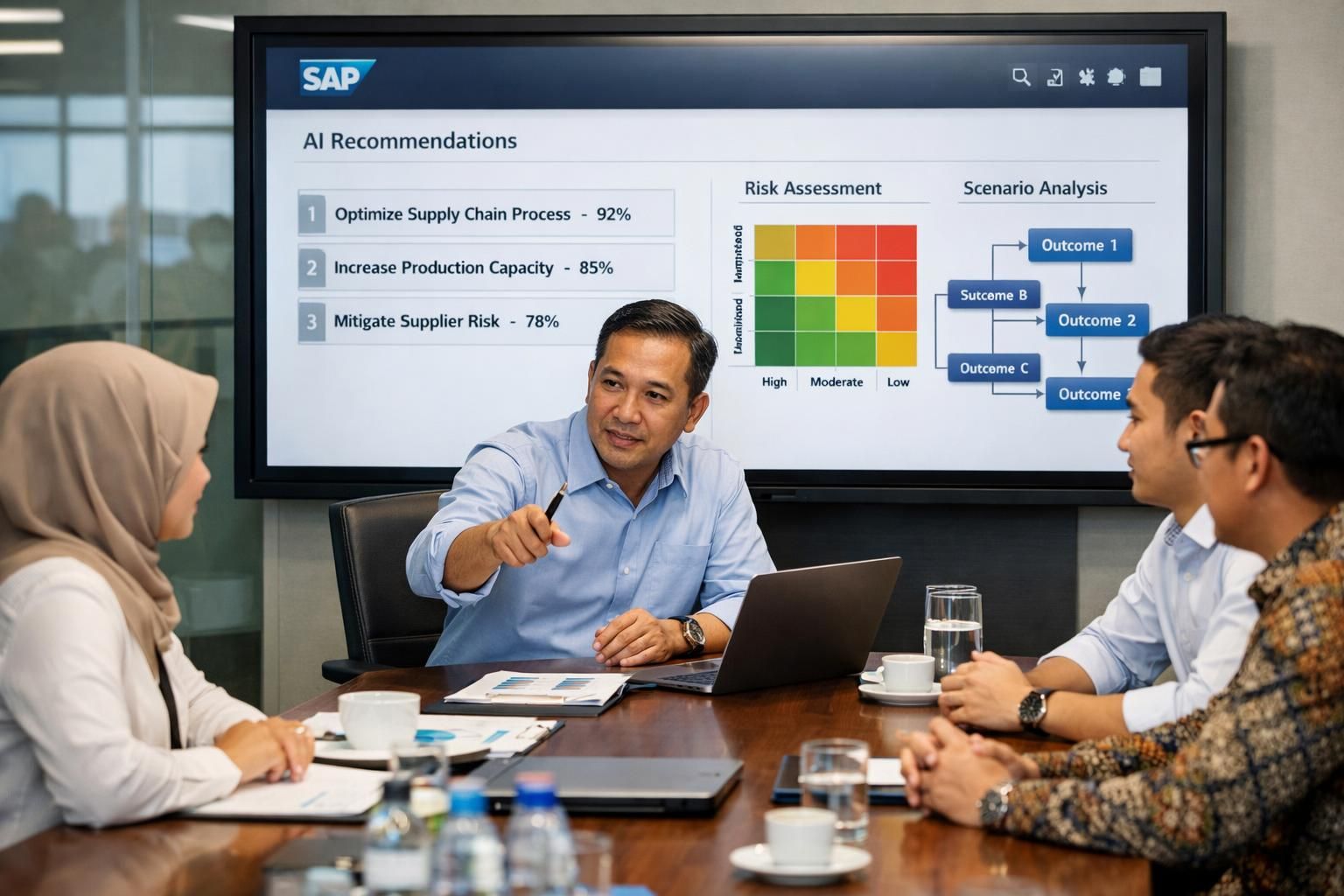 perusahaan teknologi sap memperluas penggunaan kecerdasan buatan dalam perangkat lunak manajemen perusahaan untuk meningkatkan efisiensi dan inovasi bisnis.