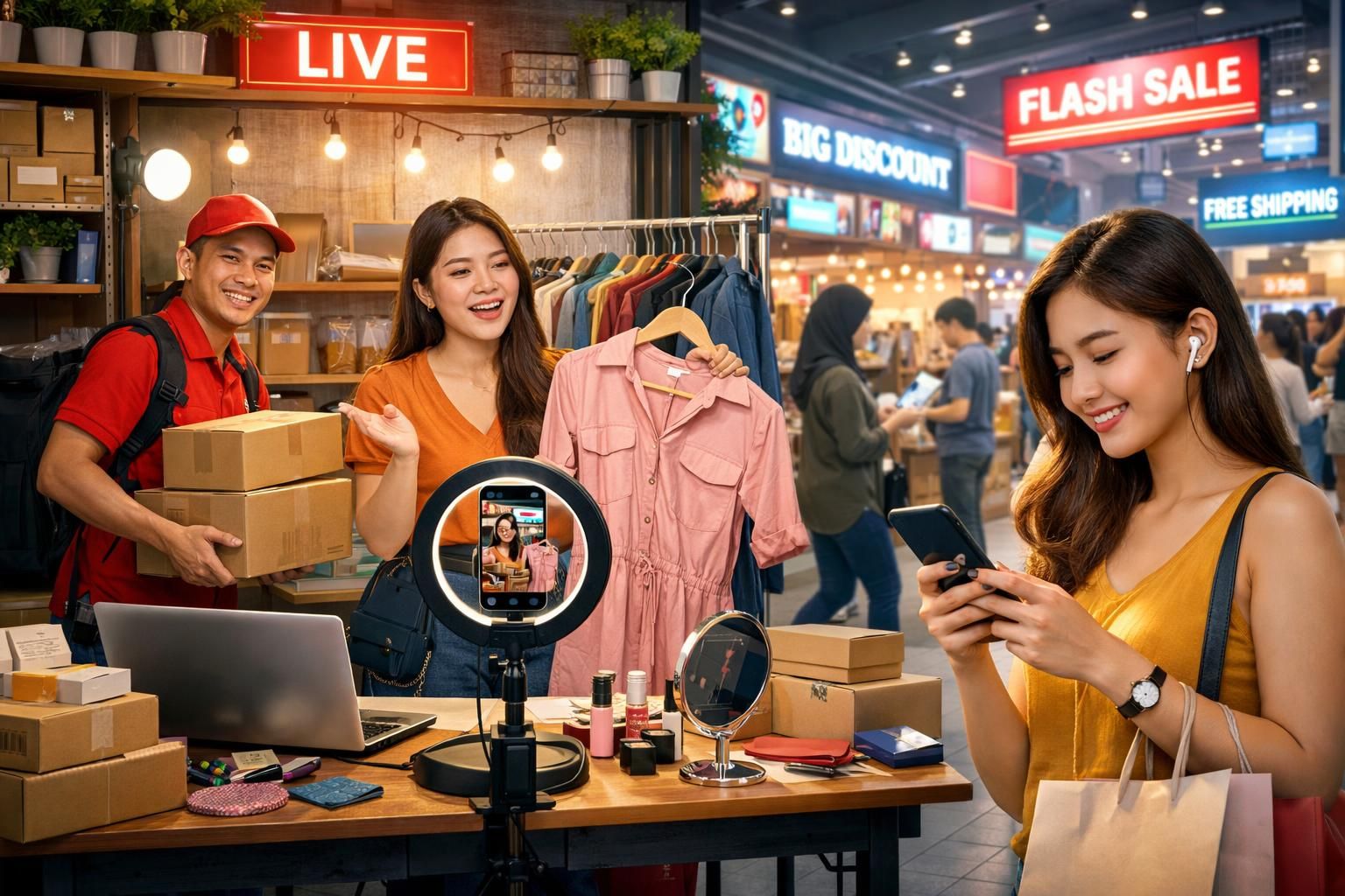 sea limited melaporkan peningkatan pendapatan yang signifikan dari divisi e-commerce shopee pada awal tahun 2026, menandai pertumbuhan positif dalam pasar digital.