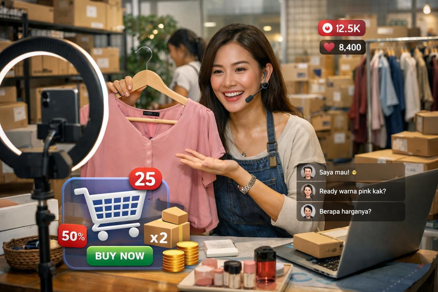 tiktok shop memperkuat posisinya sebagai platform e-commerce utama di asia tenggara dengan berbagai fitur inovatif dan pengalaman berbelanja yang mudah dan menyenangkan.
